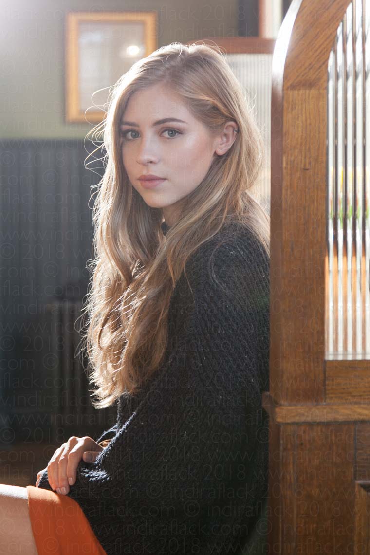 Hermione Carfield  portrait taken for The Resident by Indira Flack Photography 