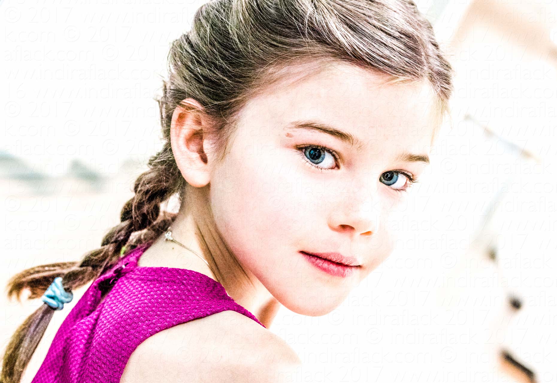 Ruby Isaac portrait by Indira Flack for Matrix Pro Cycling