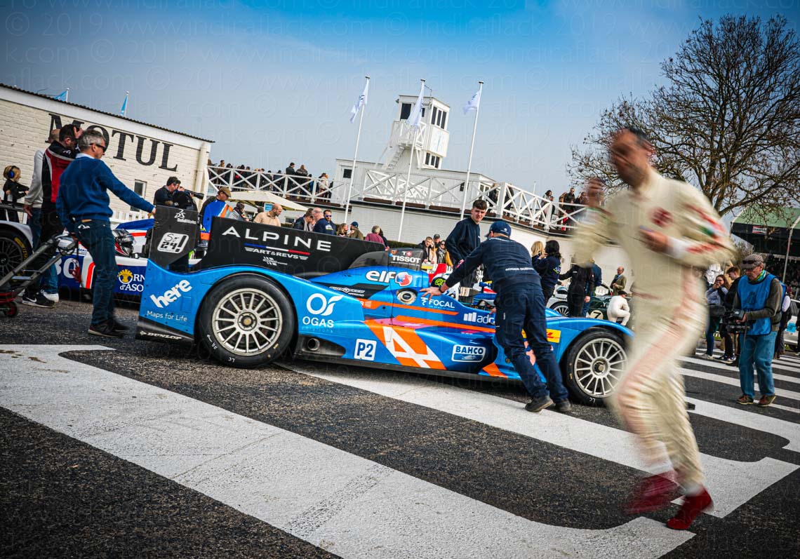 Goodwood 77 Members Meeting 2019 Alpine A450B Florent Moulin photographed by Indira Flack