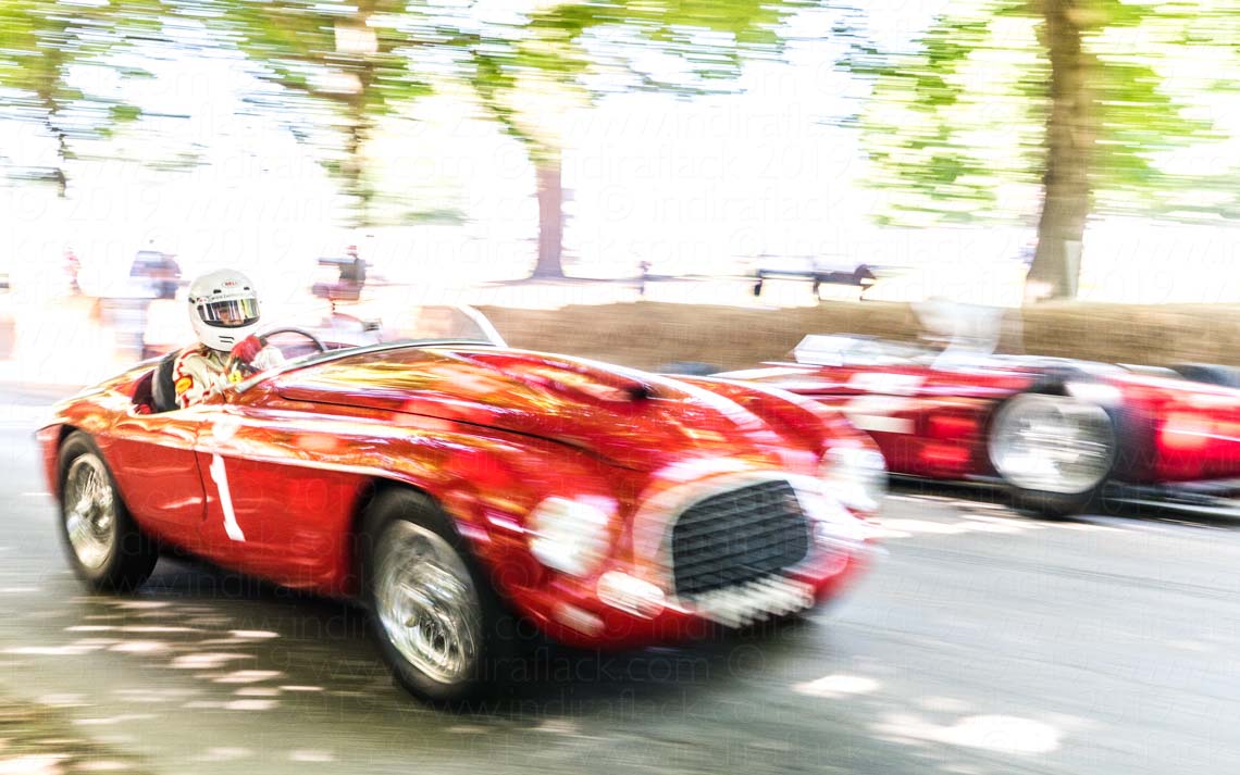 Ferrari 166 MM Barchetta captured by Indira Flack Photography at Goodwood Festival of Speed