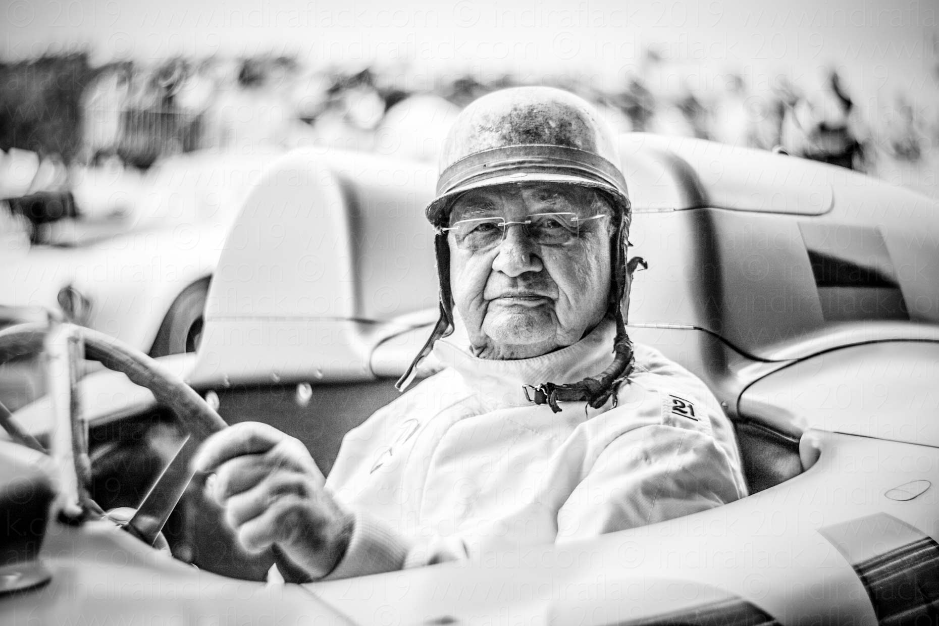 Hans Hermann portrait taken by Indira Flack Photography at Goodwood Festival of Speed