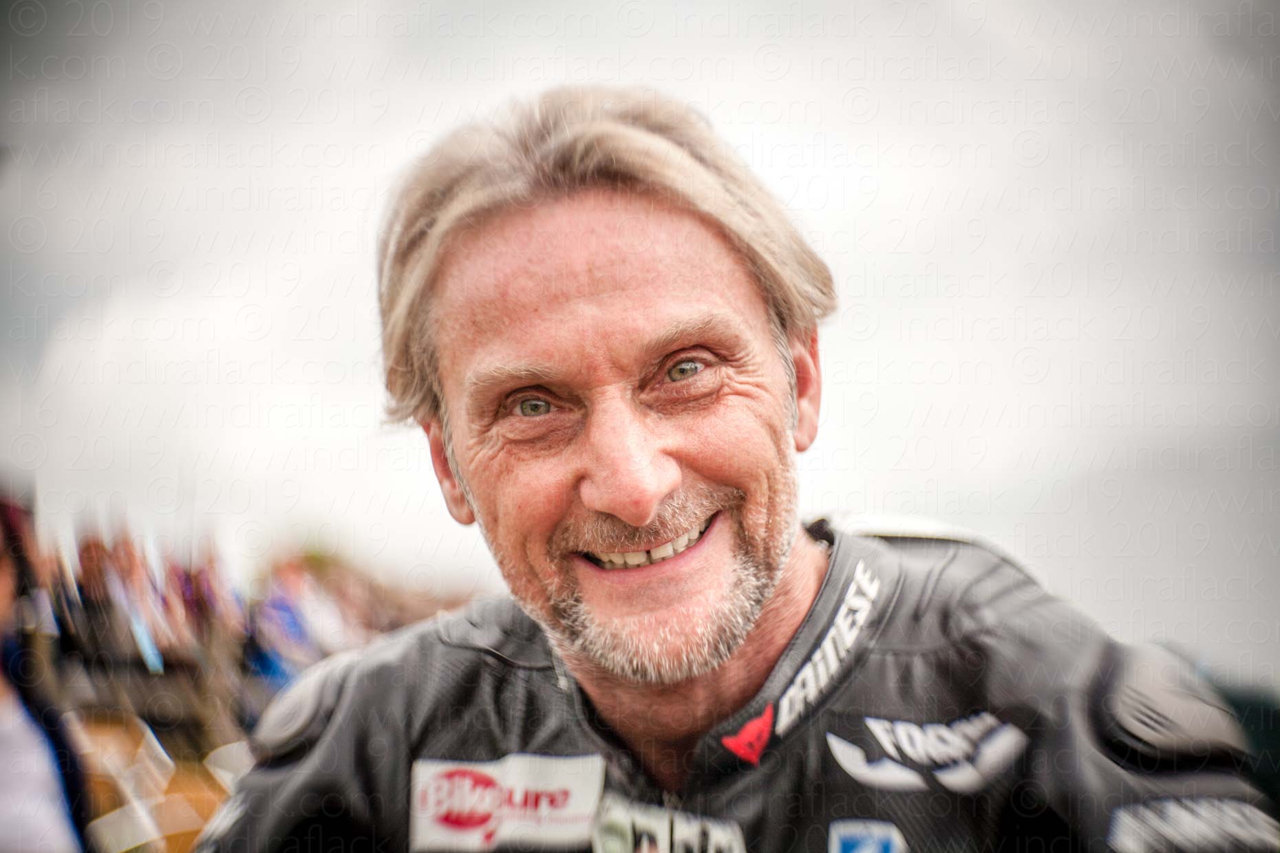 Carl Fogarty MBE World Superbike Champion portrait taken by Indira Flack Photography at Goodwood Festival of Speed