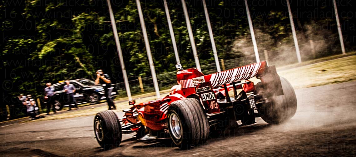 F1 World Champion 2007 Kimi Raikkonen  Goodwood Festival of Speed taken by Indira Flack Photography