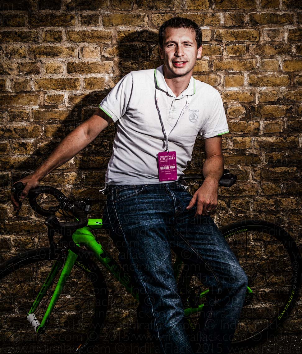 Stefan Wyman portrait by Indira Flack for Matrix Pro Cycling